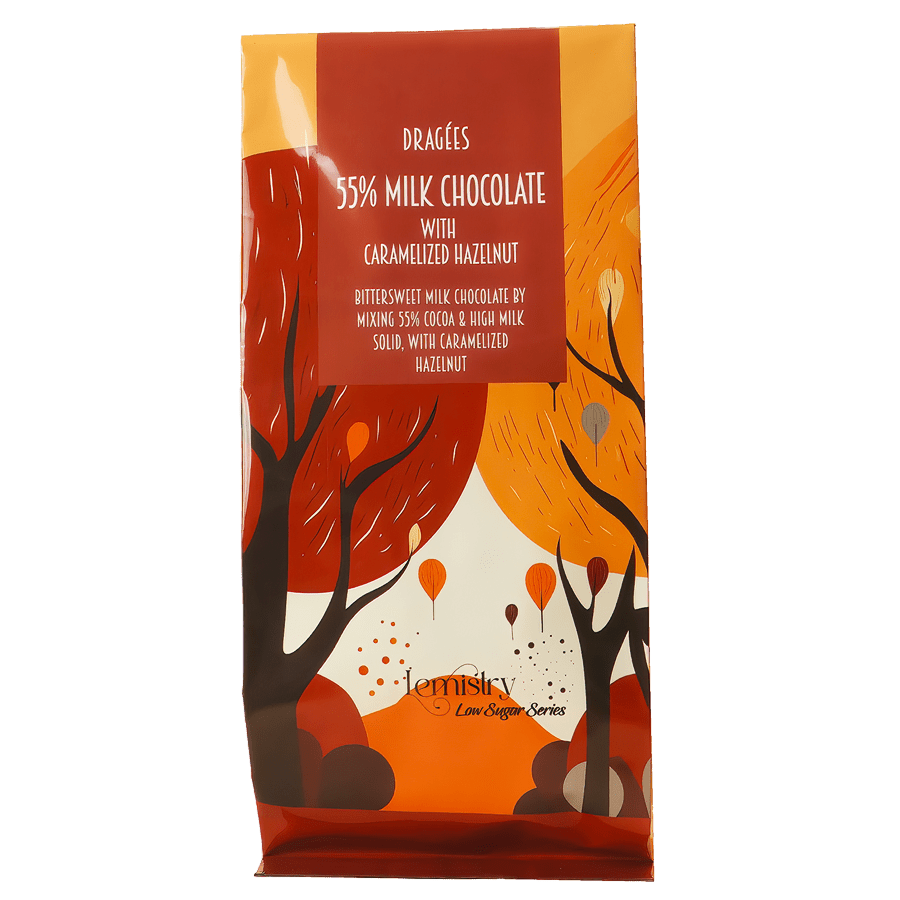 55% Milk Chocolate with Caramelized Hazelnut - Lemistry